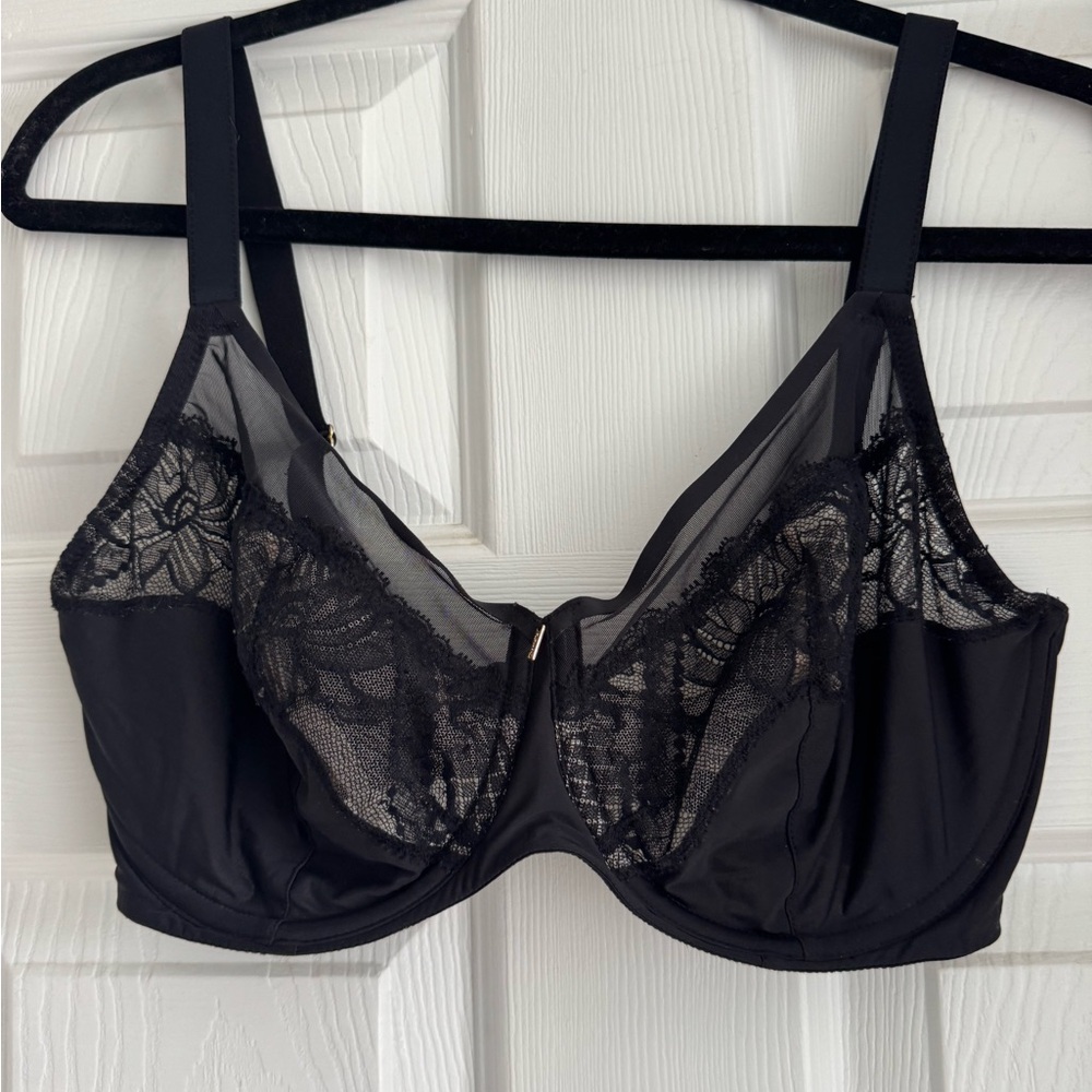 Chantelle Black Sheer Lace Bra